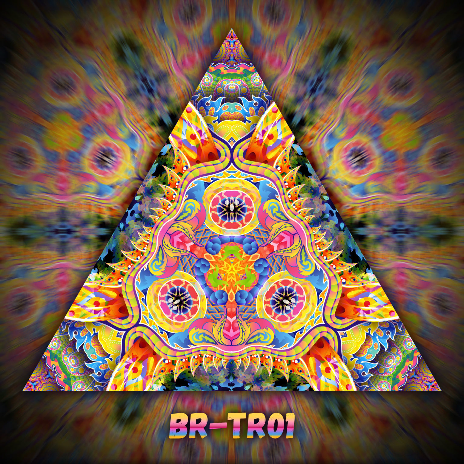 Barong - Triangle Design - TR01 - UV-Print on Stretchable Lycra