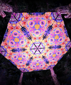 Barong UV-Triangles - TR01 - 6 Pieces - UV-Reactive Psychedelic Party Decoration - 3D Preview