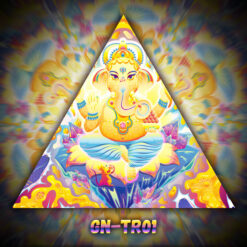 Lord Ganesha - Triangle Design - TR01 - UV-Print on Stretchable Lycra