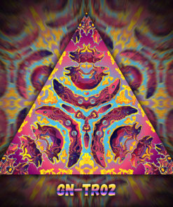 Lord Ganesha - Triangle Design - TR02 - UV-Print on Stretchable Lycra