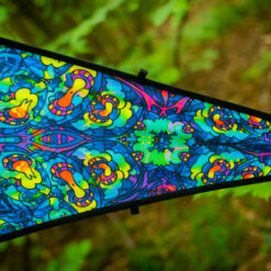 Dreamy Tanzanite - Psychedelic UV-Reactive Ceiling Decoration Canopy - Closeup