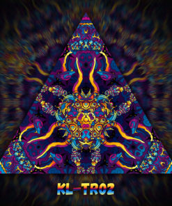 Kali in Acidland - Triangle Design - TR02 - UV-Print on Stretchable Lycra