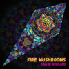 Fire Mushrooms - Psychedelic UV-Reactive Ceiling Decoration Canopy - Design Preview