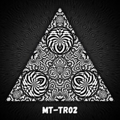 Melting Time - Triangle Design - TR02 - Black&White-Print on Stretchable Lycra