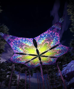 Alien Enlightenment - Hexagram DM01 - Psychedelic UV-Canopy - 3D-Preview