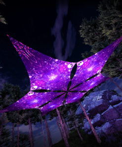 Alien Enlightenment - Hexagram DM03 - Psychedelic UV-Canopy - 3D-Preview