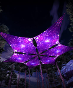 Alien Enlightenment - Hexagram DM03 - Psychedelic UV-Canopy - 3D-Preview