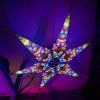 Spirit Monkey - Psychedelic UV-Reactive Ceiling Decoration Canopy 6 Petals