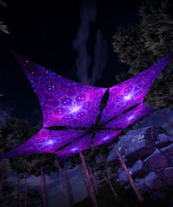 Enlightenment - Hexagram DM03 - Psychedelic UV-Canopy - 3D-Preview