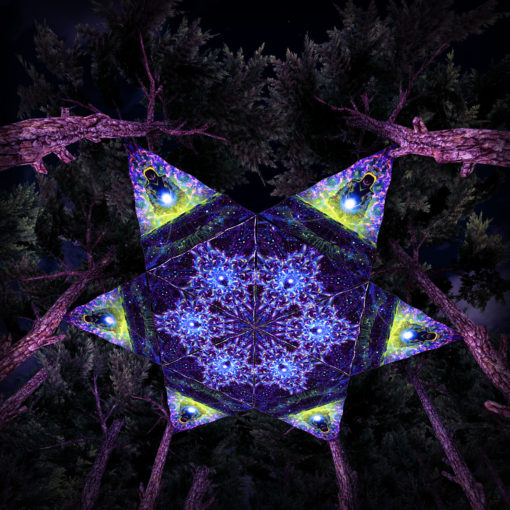 Enlightenment 12 Triangles UV-Reactive Set - Canopy Layout