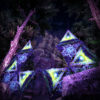 Enlightenment 12 Triangles UV-Reactive Set - DJ-Stage Layout #2