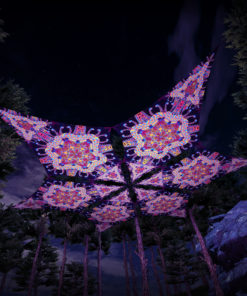 Cyber Venus - Hexagram DM03 - Psychedelic UV-Canopy - 3D-Preview