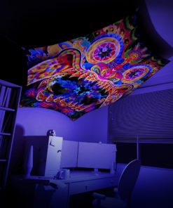Barong - Hexagon HX01 - Psychedelic UV-Reactive Canopy Part - 3D preview