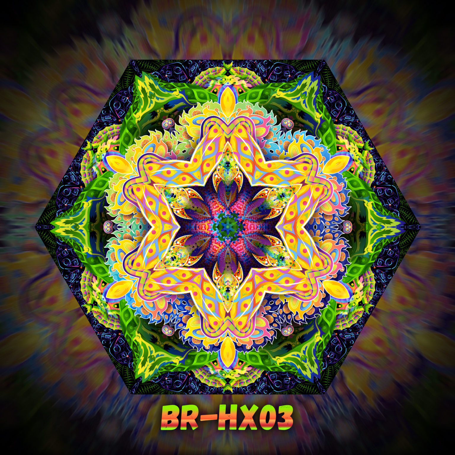 Barong - Hexagon Design - BR-HX03 - UV-Print on Stretchable Lycra