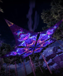Epic Underwater Kingdom - Hexagram EUK-DM02 - Psychedelic UV-Canopy - 3D-Preview