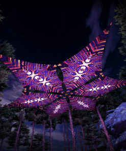 Winter Tale - Hexagram WT-DM02 - Psychedelic UV-Canopy - 3D-Preview