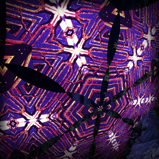 Winter Tale - Hexagram WT-DM02 - Psychedelic UV-Canopy - 3D-Preview