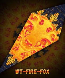 Winter Tale - Fire Fox - Psychedelic UV Ceiling Decoration Canopy - Petal Design Preview