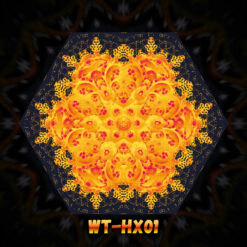 Winter Tale - Hexagon Design - WT-HX01 - UV-Print on Stretchable Lycra