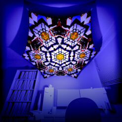 Winter Tale - Hexagon - WT-HX03 - Psychedelic UV-Reactive Canopy Part - 3D preview