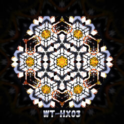 Winter Tale - Hexagon Design - WT-HX03 - UV-Print on Stretchable Lycra