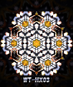 Winter Tale - Hexagon Design - WT-HX03 - UV-Print on Stretchable Lycra