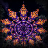 Winter Tale - Murbuz - Psychedelic UV-Reactive Canopy - 12 petals set - 3D-Preview