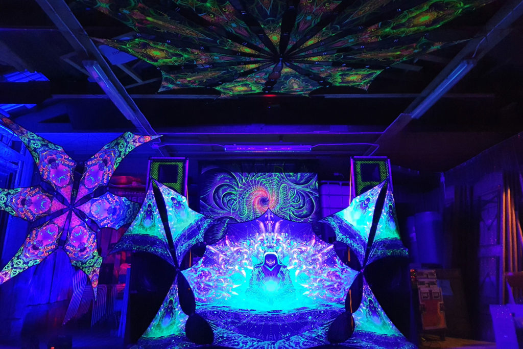 Enlightenment Collection - UV-Reactive Psychedelic Trance Party Decorations
