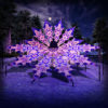 Abracadabra "Big Star & Central Eye" Psychedelic UV-Reactive DJ-Stage 12 UV-Petals Set - 3D-Preview
