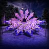 Abracadabra "Two Stars & Big Star" Psychedelic UV-Reactive DJ-Stage 12 UV-Petals Set - 3D-Preview