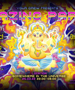 Lord Ganesha - Free Psychedelic Trance Party Facebook Promotion Cover