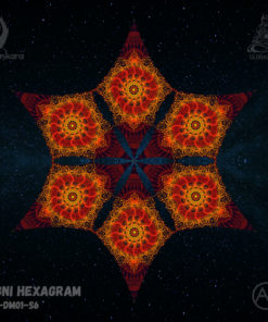 Agni - Hexagram AG-DM01 - Psychedelic UV-Canopy - Top View
