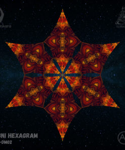 Agni - Hexagram AG-DM02 - Psychedelic UV-Canopy - Top View
