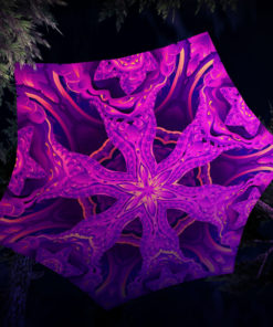 LB-HX03- UV-Hexagon - Psychedelic UV-Reactive Ceiling Decoration Element - 3D-Preview