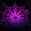 Sacred Vine - Psychedelic UV-Reactive Ceiling Decoration Canopy 12 Petals - 3D-Preview