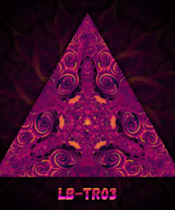 LB-TR03- UV-Triangle - Psychedelic UV-Reactive Ceiling Decoration Element - Design Preview