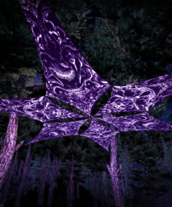 Hell-o-Ween - Urzonuth&Zinoleg -Psychedelic Black&White Halloween Canopy - 6 petals set -3D-Preview