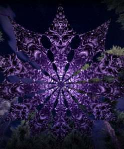 Helloween - Urzonuth&Zinoleg - Psychedelic Black&White Halloween Canopy - 12 petals set - 3D-Preview