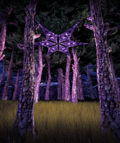 Hell-o-Ween - Zinoleg -Psychedelic Black&White Halloween Canopy - 6 petals set -3D-Preview