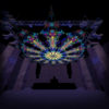 Reincarnation 2 - Leaf -Psychedelic UV Canopy - 12 petals set - Large Size 11m diameter -3D-Preview in a club