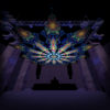 Reincarnation 2 - Star -Psychedelic UV Canopy - 12 petals set - Large Size 11m diameter -3D-Preview in a club