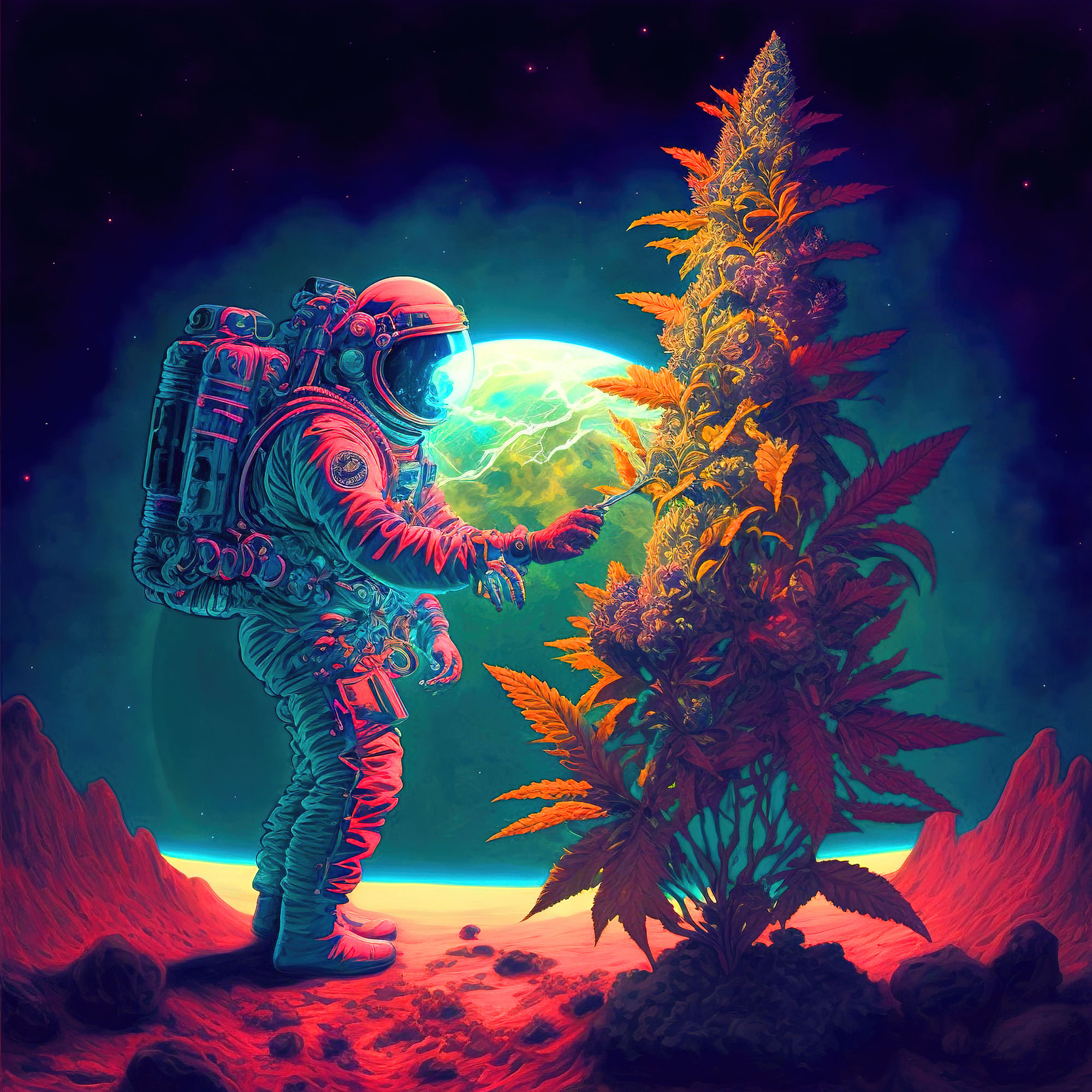 cannabis art