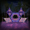 Kali in Acidland - KL-DN02 - Donut DJ-Stage - Psychedelic UV-Reactive Decoration - 3D-Preview