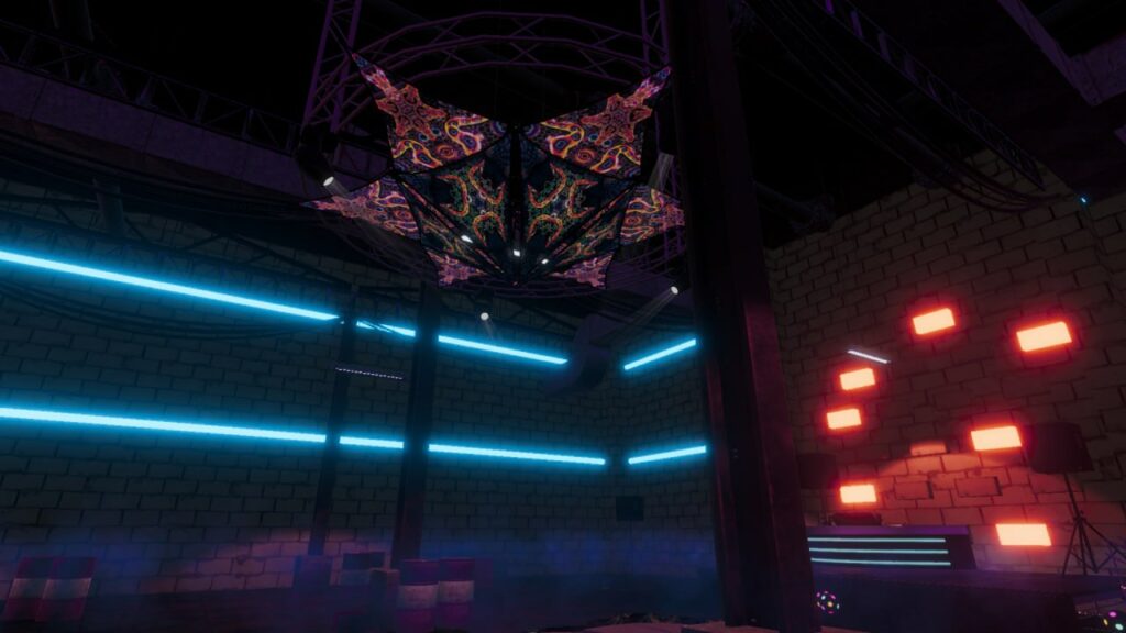 3D-Preview App Development Work in Progress - Canopy in a club setting