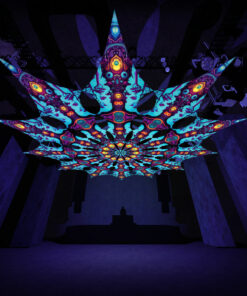 Cosmic Oracle - Psychedelic UV Canopy - 12 petals set - 3D-Preview - Club
