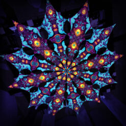 Cosmic Oracle & Divine Candle - Psychedelic UV Canopy - 12 petals set - 3D-Preview - Club