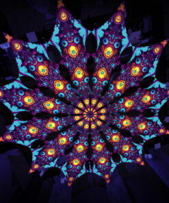 Divine Candle - Psychedelic UV Canopy - 12 petals set - 3D-Preview - Club