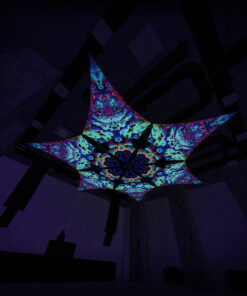 Mystic Spores - Hexagram MS-DM02 - Psychedelic UV-Canopy - 3D-Preview