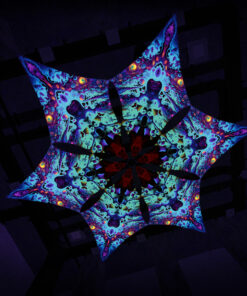 Mystic Spores - Hexagram MS-DM03 - Psychedelic UV-Canopy - 3D-Preview