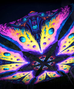 Mystic Spores - MS-TR01 - Psychedelic UV Canopy - 6 triangles set - 3D-Preview - Forest